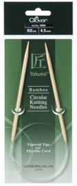 Clover Takumi Bamboo aiguiles circulaires 4,00mm 60cm