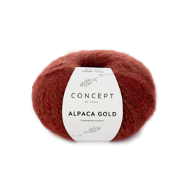 Katia Alpaca Gold Rouge