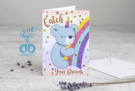 'Catch your Dreams' Diamond Dotz Wenskaart