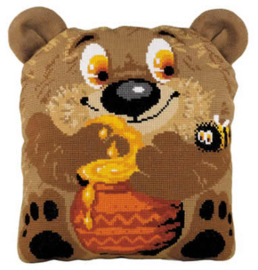 'Teddy Bear Cushion' Riolis - Kussen