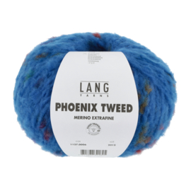 Lang Yarns Phoenix Tweed Bleu royal