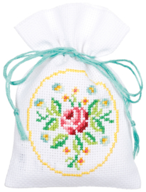 'Roses et papillons' Vervaco Sachet lot de 3