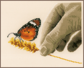 'Hand en vlinder' Vervaco