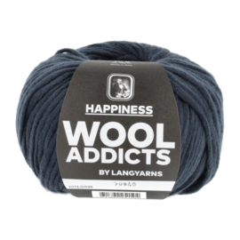 Lang Yarns Wooladdicts Happiness Bleu foncé