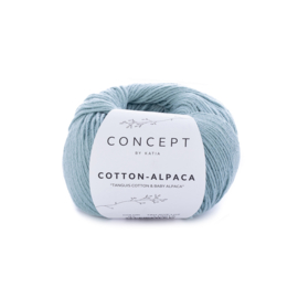 Katia Cotton-Alpaca Waterblauw