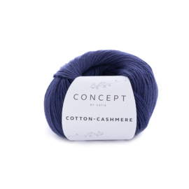 Katia Cotton-Cashmere Bleu foncé