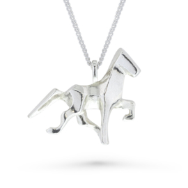 Elska silver: pendant Icelandic horse