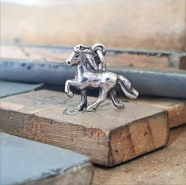 Skelmir silver: pendant Icelandic horse