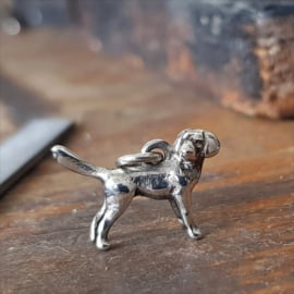 Charlie silver: pendant hunting dog