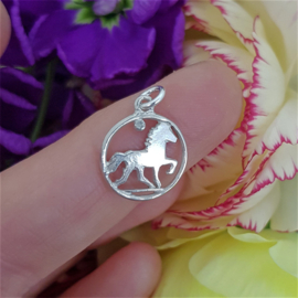 Blikka silver: pendant Icelandic horse