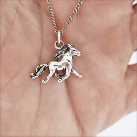 Elding silver: pendant Icelandic horse