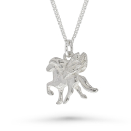Kjalar silver: pendant Icelandic horse