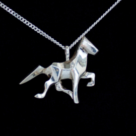 Elska silver: pendant Icelandic horse