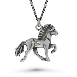 Lagsi silver: pendant Icelandic horse