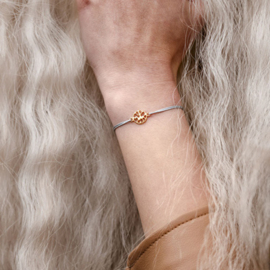 Knapi I silver gold plated: bracelet Icelandic horse