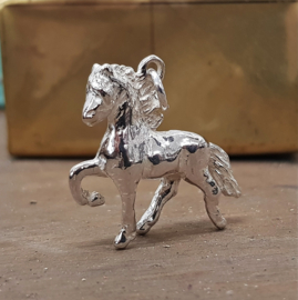 Kjarni silver: pendant Icelandic horse