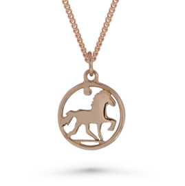 Blikka gold: pendant Icelandic horse