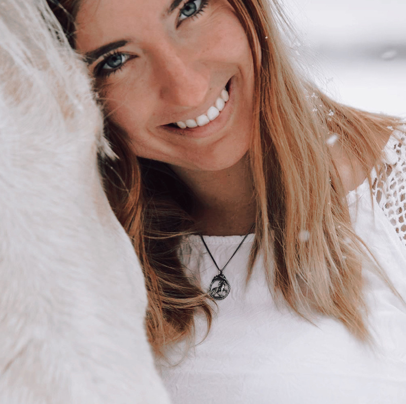 Freyja silver: pendant Icelandic horse