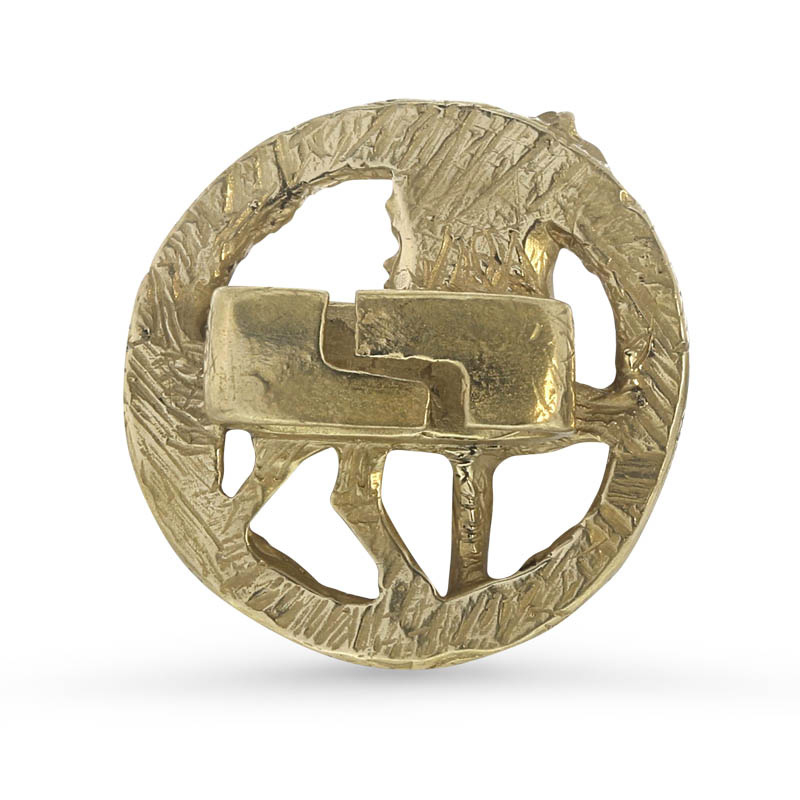 Rosa brass: bridle jewellery Icelandic horse