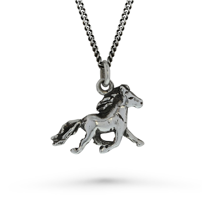 Elding silver: pendant Icelandic horse