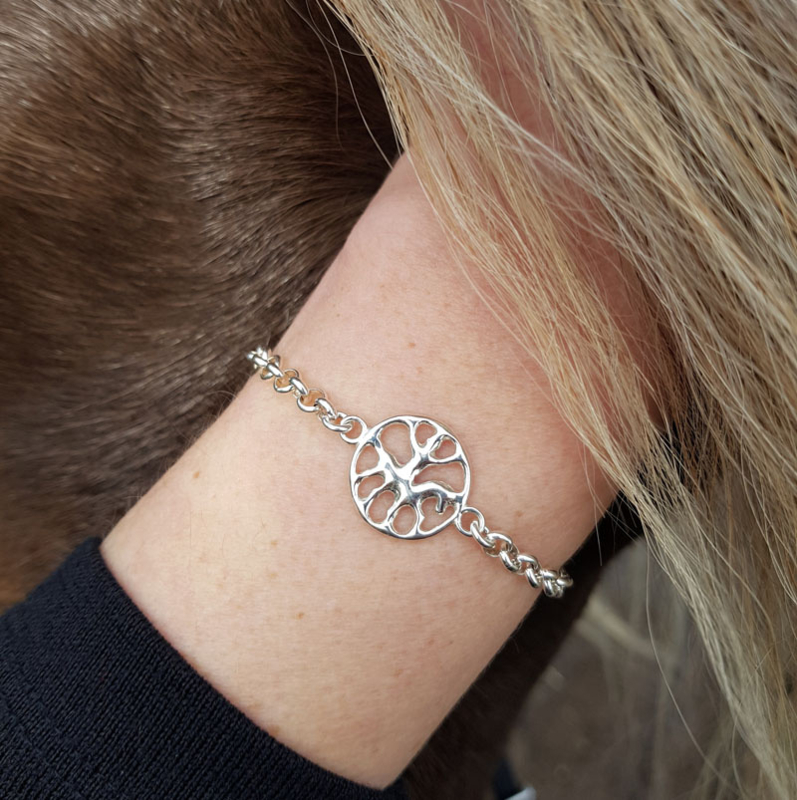 Knapi Style II silver: bracelet Icelandic horse