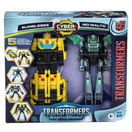 F8439 Transformers EarthSpark Cyber-Combiner Bumblebee and Mo Malto [ 1 pcs]