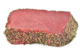 Pepersteak prijs per 100 gram