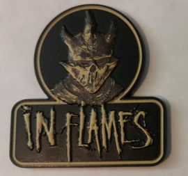 In flames  pin