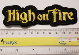 High on fire - Logo Patch