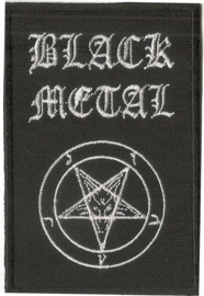 Black Metal - pentagram patch
