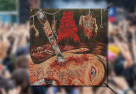 200 Stab Wounds - Slave To The Scalpel  - Wall Flag / Banner - Free tracked shipping !!!