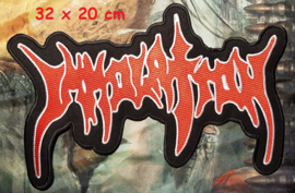 Immolation - old logo backpatch