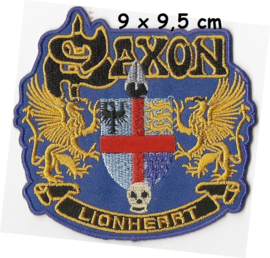Saxon - lionheart patch