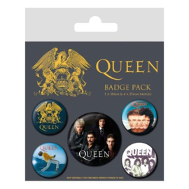 Queen 5 piece button set