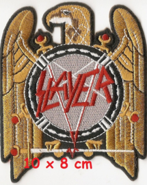 Slayer - gold eagle patch