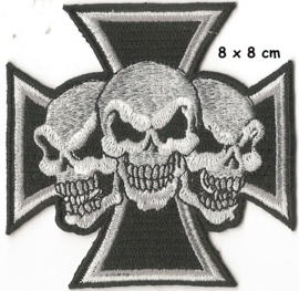 Skull - cross patch