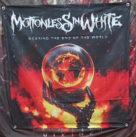 Motionless In White - Scoring The End Of The World  - Wall Flag / Banner - Free tracked shipping !!!