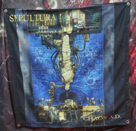 Sepultura - Chaos A.D  - Wall Flag / Banner - Free tracked shipping !!!