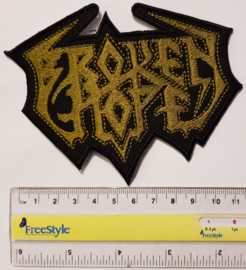 BROKEN HOPE - Logo Green patch