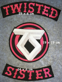 Twisted Sister  - Backpatch set