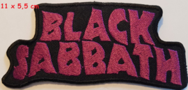 Black Sabbath - purple logo patch