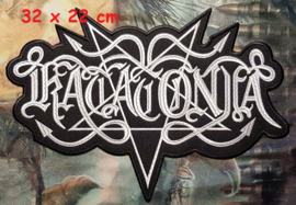 katatonia - old logo backpatch