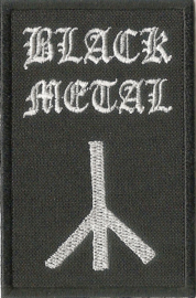 Black Metal - rune patch