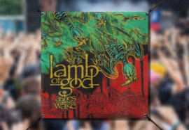 Lamb of God - Ashes of the Wake - Wall Flag / Banner - Free tracked shipping !!!