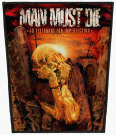Man must die - No Tolerance - Backpatch