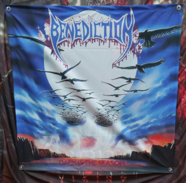 Benediction - Dark  - Wall Flag / Banner - Free tracked shipping !!!