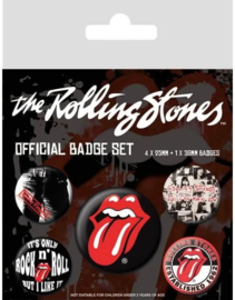Rolling Stones 5 piece button set