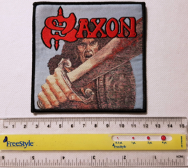 Saxon - woven patch