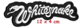 Whitesnake - shape logo patch