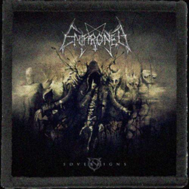 Enthroned - printed patches